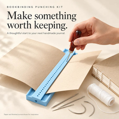 Signature Punching Tools for Bookbinding for DIY Notebook, Journals