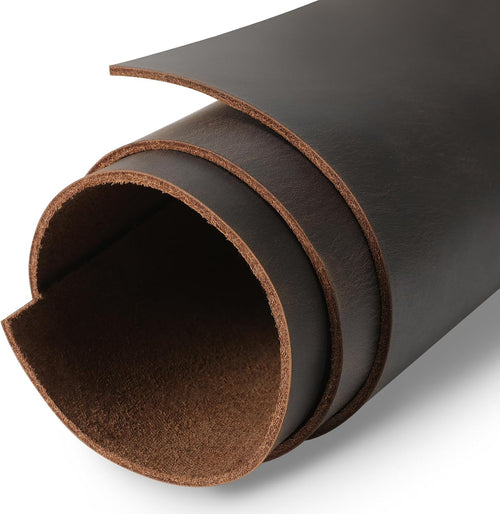 18"X24" Tooling Leather Square Leather Sheets 1.8-2.0MM Thick Genuine Top Full Grain Leather for Crafts Tooling Sewing Crazy Horse Cowhide